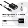 CLUB3D MiniDisplayPort™ auf VGA Schwarz Aktiver Adapter M/F
