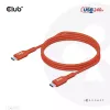CLUB3D USB2 Typ-C bidirektionales USB-IF-zertifiziertes Kabel Daten 480 Mbit/s, PD 240W (48V/5A) EPR M/M 4m