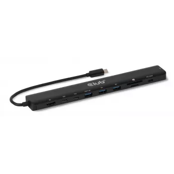 CLUB3D 10-1 Tragbares Dock USB Type-C® 10Gbps auf HDMI™ 8K30Hz PD3.1 max. 140 Watt