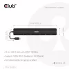 CLUB3D 10-1 Tragbares Dock USB Type-C® 10Gbps auf HDMI™ 8K30Hz PD3.1 max. 140 Watt