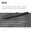 CLUB3D 10-1 Tragbares Dock USB Type-C® 10Gbps auf HDMI™ 8K30Hz PD3.1 max. 140 Watt