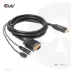 CLUB3D HDMI-zu-VGA-Kabel M/M 2m 28AWG