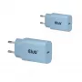 CLUB3D 2-Pack USB-C-Ladegerät 30 Watt Weiß, Innenbereich, AC, Blau