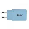 CLUB3D 2-Pack USB-C-Ladegerät 30 Watt Weiß, Innenbereich, AC, Blau