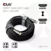 Club 3D HDMI Hybrid AOC Kabel 8K60Hz / 4K120Hz 50 m, HDMI Typ A Stecker–Stecker