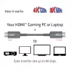 CLUB3D Ultra High Speed HDMI™ Certified AOC Kabel 4K120Hz/8K60Hz Unidirektional M/M 15m