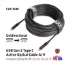 CLUB3D USB Gen 2 Type C Active Optical Kabel A/V Unidirektional M/M 20 m