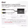 CLUB3D Mini DisplayPort auf Dual Link DVI, HDCP OFF Version für Apple Cinema Displays Aktiver Adapter