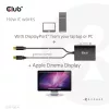 CLUB3D Mini DisplayPort auf Dual Link DVI, HDCP OFF Version für Apple Cinema Displays Aktiver Adapter