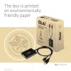 CLUB3D Mini DisplayPort auf Dual Link DVI, HDCP OFF Version für Apple Cinema Displays Aktiver Adapter