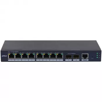 Dahua Technology SG4010-2F Managed L2 Gigabit Ethernet (10/100/1000) Schwarz