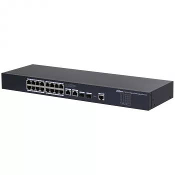 Dahua Technology SG4020 Managed L2 Gigabit Ethernet (10/100/1000) 1U Schwarz