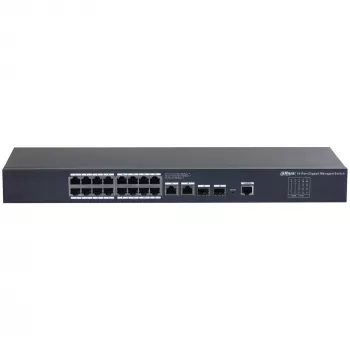 Dahua Technology SG4020 Managed L2 Gigabit Ethernet (10/100/1000) 1U Schwarz