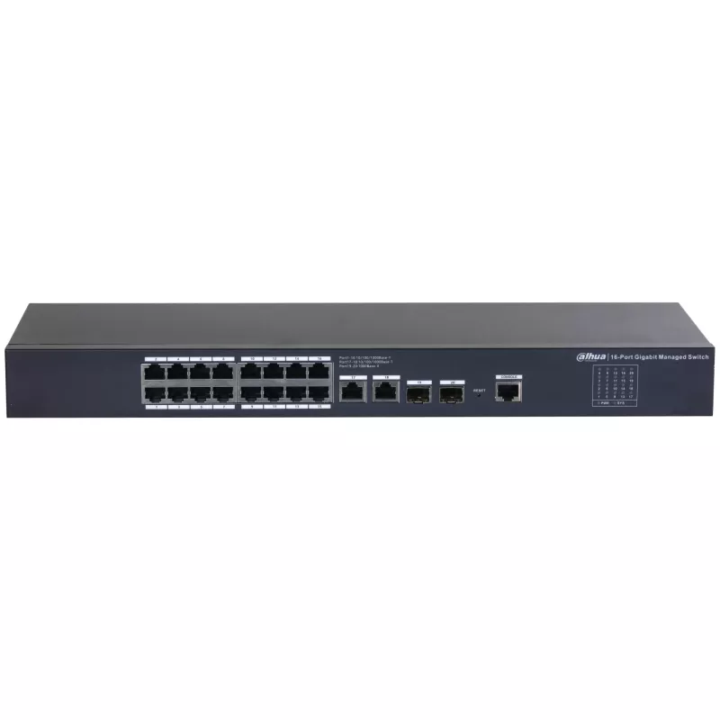 Dahua Technology SG4020 Managed L2 Gigabit Ethernet (10/100/1000) 1U Schwarz