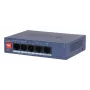 Dahua Technology CS4005-4ET1GT-36 Netzwerk-Switch Managed L2 Gigabit Ethernet (10/100/1000) Power over Ethernet (PoE) Blau