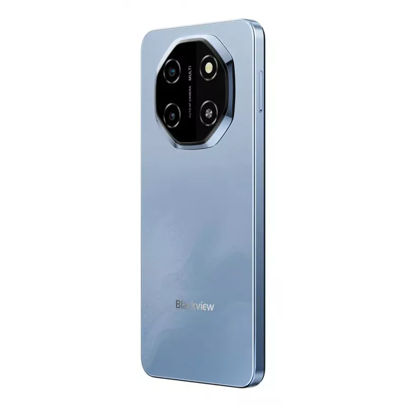 Smartphone BLACKVIEW SHARK 6 — 6,88 Zoll (17,5 cm), Unisoc T8100 2 GHz, 4 GB RAM, 128 GB, 16 MP Dual-Rückkamera, 5000 mAh, Android 15, Hybrid Dual SIM, Blau