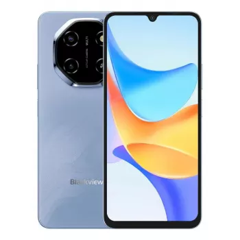 Smartphone BLACKVIEW SHARK 6 — 6,88 Zoll (17,5 cm), Unisoc T8100 2 GHz, 4 GB RAM, 128 GB, 16 MP Dual-Rückkamera, 5000 mAh, Android 15, Hybrid Dual SIM, Blau