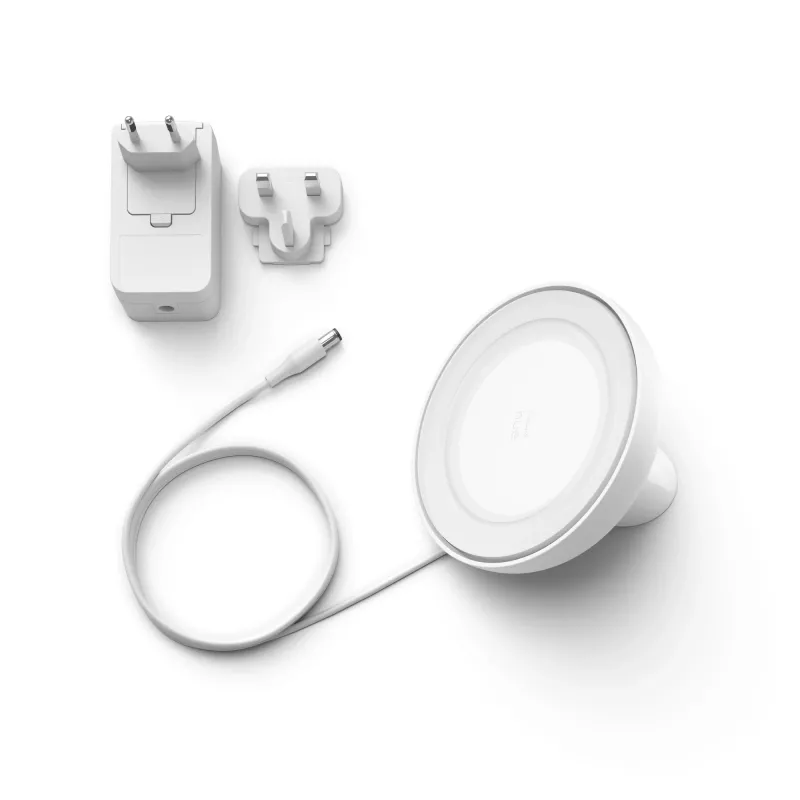 Philips Hue White and Colour Ambience Bloom Tischleuchte, Intelligente Tischleuchte, ZigBee, Weiß, Integrierte LED, Metall, Nicht austauschbare(s) Leuchtmittel