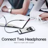 Vention 3,5mm Klinkenstecker auf 2x 3,5mm Klinkenbuchse Stereo-Splitterkabel 0,3m Schwarz ABS