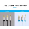 Audiokabel Vention 3,5 mm TRRS (Stecker) auf 2×RCA (Stecker), 2 m, schwarz