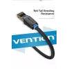 Vention Cat.8 SFTP Patchkabel 0,5 m Schwarz RJ-45 Goldbeschichtung