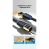 Vention Cat.8 SFTP Patchkabel 0,5 m Schwarz RJ-45 Goldbeschichtung