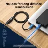 Vention USB 2.0 A Male to A Female Extension Kabel 2M Schwarz PVC
