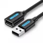 Vention USB 2.0 A Male to A Female Extension Kabel 2M Schwarz PVC