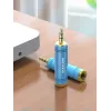 Vention 3,5-mm-Klinkenstecker auf 6,5-mm-Klinkenbuchse Audio-Adapter, blau, Metallausführung