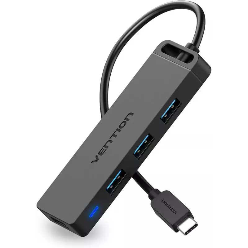 Vention TGKBB USB Hub 3.2 Gen 1 Type-C 5000 Mbit/s Schwarz