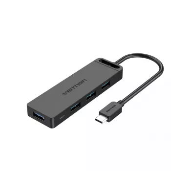 Vention TGKBB USB Hub 3.2 Gen 1 Type-C 5000 Mbit/s Schwarz