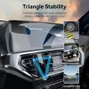 Kfz-Lüftungshalterung Vention KCTB0 — passiver Auto-Klemmhalter für 4,7–7,2 Zoll Handys, schwarz, ABS/TPU, 117,6×73×84,3 mm