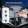Kfz-Lüftungshalterung Vention KCTB0 — passiver Auto-Klemmhalter für 4,7–7,2 Zoll Handys, schwarz, ABS/TPU, 117,6×73×84,3 mm