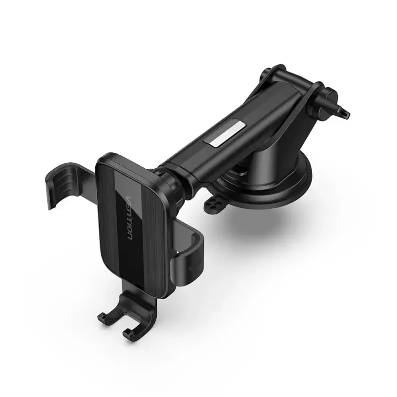 Kfz-Halterung Vention KCOB0 — selbstklemmende Saugnapfhalterung, Klemmenhalterung für Smartphones, schwarz, Breite 73 mm, Höhe 117,6 mm
