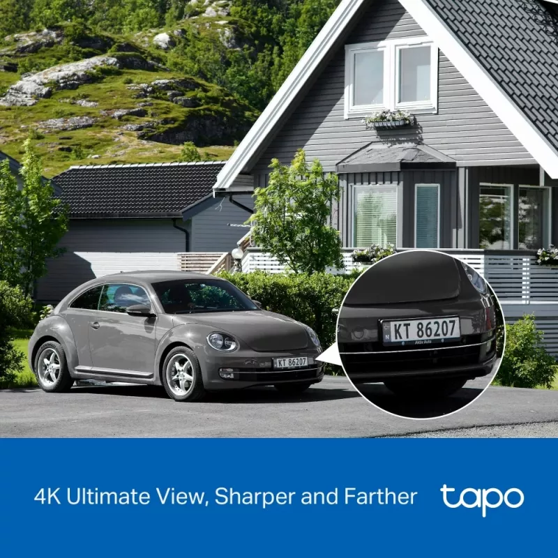 IP-Überwachungskamera TP‑Link Tapo C660 KIT — 8 MP 3840×2160, 4 mm Objektiv, 20 fps, WLAN & Ethernet, für den Außenbereich IP65, IR-Nachtsicht 12 m