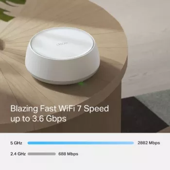 TP-Link DECO BE22(1-PACK) Mesh-WLAN-System Dualband (2,4 GHz / 5 GHz) Wi-Fi 7 (802.11be) Weiß 2 Interne