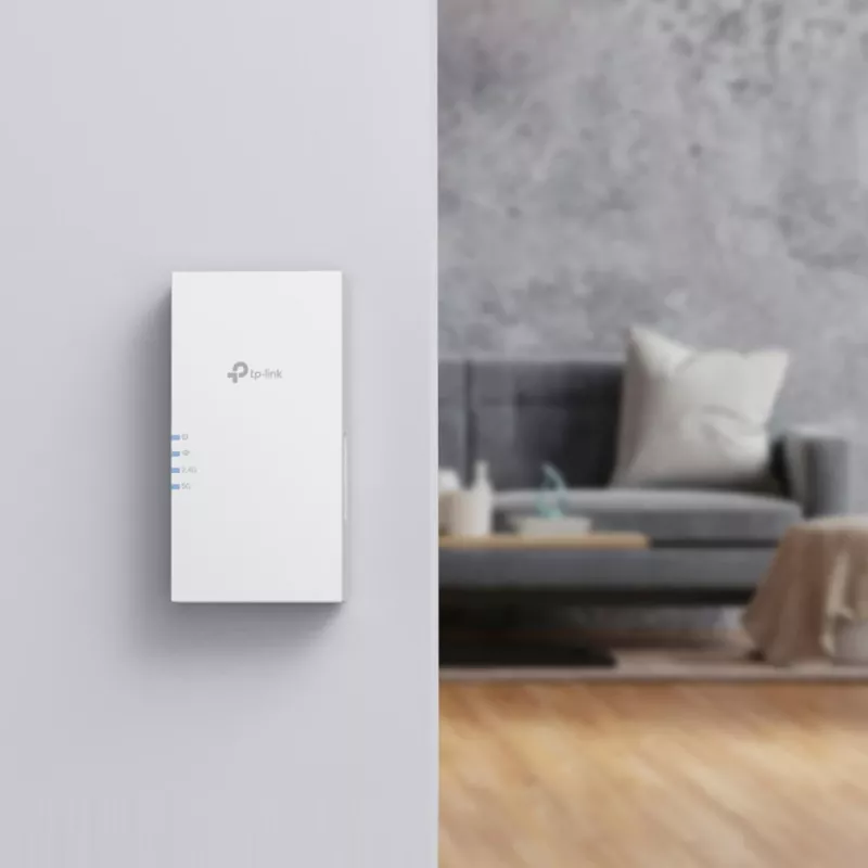 TP-Link RE220BE WLAN-Repeater — Dualband 2,4/5 GHz, 802.11ac, 2 externe Antennen, 100–240 V Eingang