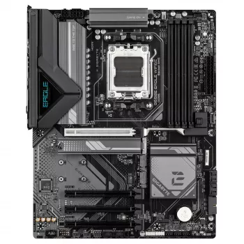 GIGABYTE B650E EAGLE WIFI6E Mainboard - AMD Ryzen 9000 Series CPUs, 8+2+2 Phasen VRM, bis zu 8200MHz DDR5 (OC), 1xPCIe 5.0 + 2xPCIe 4.0 M.2, 2.5GbE LAN, WIFI 6E, USB 3.2 Gen 2