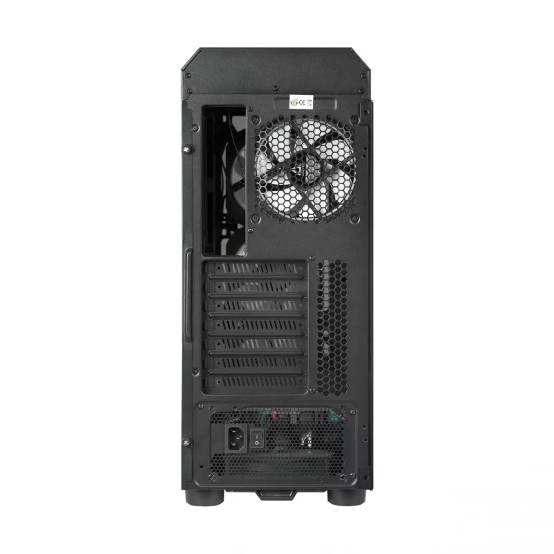 PC-Gehäuse CHIEFTEC Scorpion 3 GL-03B-OP — Tower ATX/Micro-ATX/Mini-ITX, gehärtetes Glas, 3×120 mm Frontlüfter