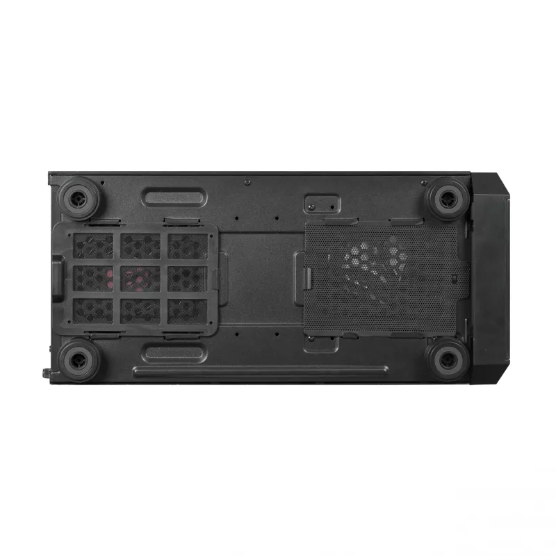 PC-Gehäuse CHIEFTEC Scorpion 3 GL-03B-OP — Tower ATX/Micro-ATX/Mini-ITX, gehärtetes Glas, 3×120 mm Frontlüfter