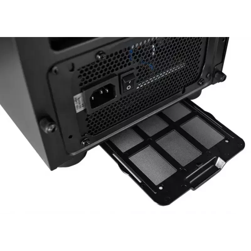 PC Midi-Tower-Gehäuse CHIEFTEC SCORPION 3 GL-03B-UC-OP – schwarz, gehärtetes Glas, ATX/Micro-ATX, 3x120mm Front- + 1x120mm Hecklüfter