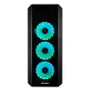 PC Midi-Tower-Gehäuse CHIEFTEC SCORPION 3 GL-03B-UC-OP – schwarz, gehärtetes Glas, ATX/Micro-ATX, 3x120mm Front- + 1x120mm Hecklüfter