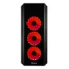 PC Midi-Tower-Gehäuse CHIEFTEC SCORPION 3 GL-03B-UC-OP – schwarz, gehärtetes Glas, ATX/Micro-ATX, 3x120mm Front- + 1x120mm Hecklüfter