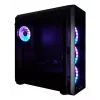 PC Midi-Tower-Gehäuse CHIEFTEC SCORPION 3 GL-03B-UC-OP – schwarz, gehärtetes Glas, ATX/Micro-ATX, 3x120mm Front- + 1x120mm Hecklüfter