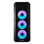PC Midi-Tower-Gehäuse CHIEFTEC SCORPION 3 GL-03B-UC-OP – schwarz, gehärtetes Glas, ATX/Micro-ATX, 3x120mm Front- + 1x120mm Hecklüfter