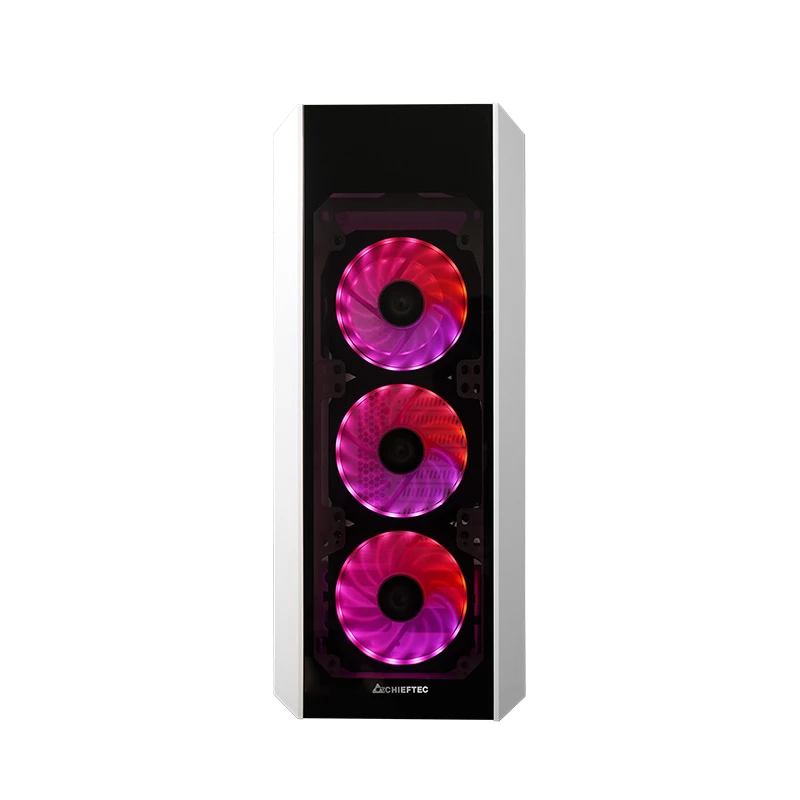 Chieftec GL-03W-OP Computergehäuse Midi Tower Weiß