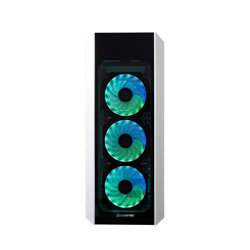 Chieftec GL-03W-OP Computergehäuse Midi Tower Weiß