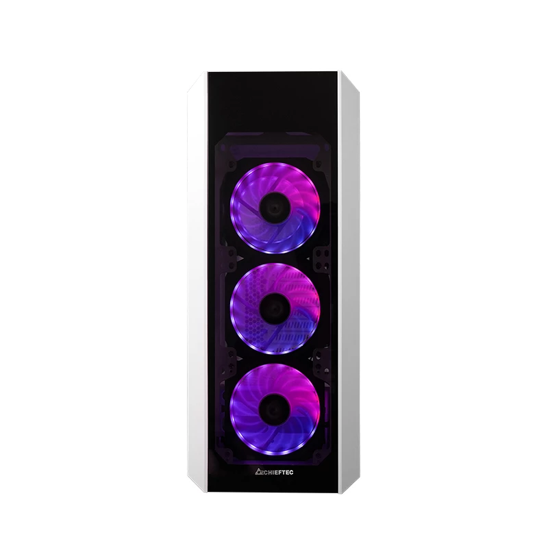 Chieftec GL-03W-OP Computergehäuse Midi Tower Weiß
