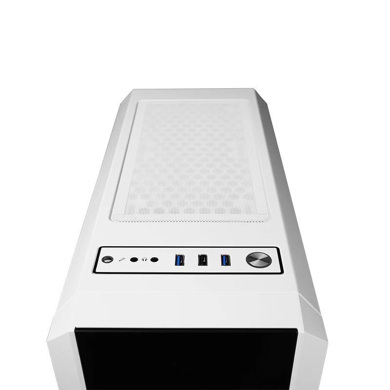 Chieftec GL-03W-OP Computergehäuse Midi Tower Weiß