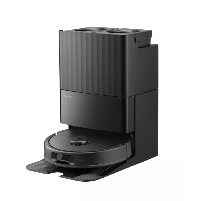 Roborock Staubsaugerroboter Q Revo L — runder Roboter mit Staubbeutel, 0,33 l Staubkapazität, 2,7 l Basis, 180 min Laufzeit, 5200 mAh, schwarz